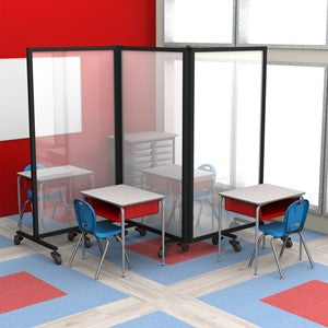 Clear Classroom Social Distancing Mobile Barrier