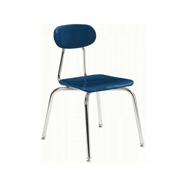Hard Plastic Stackable School Chair 13.75"H