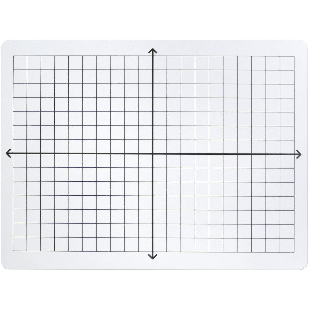 2-Sided Math Whiteboards, Xy Axis/Plain