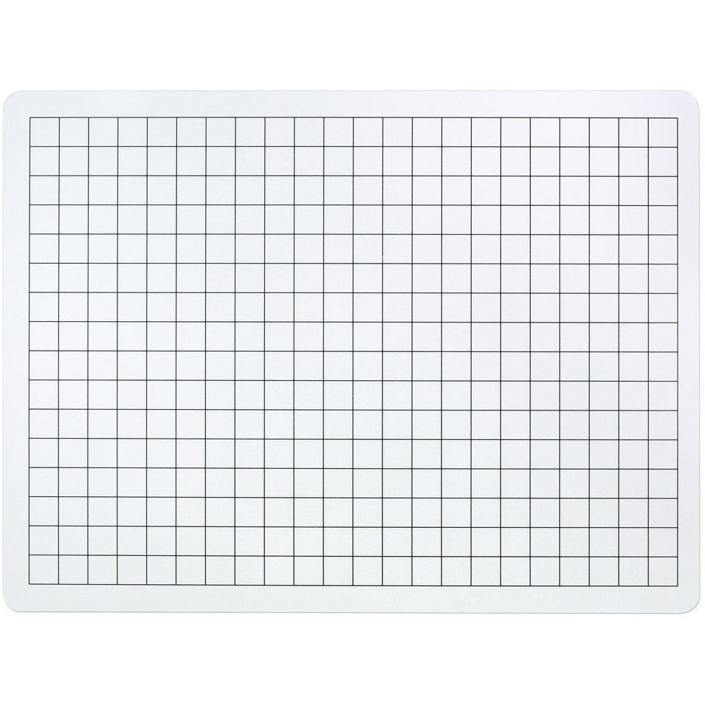 2-Sided Math Whiteboards, 1/2" Grid/Plain