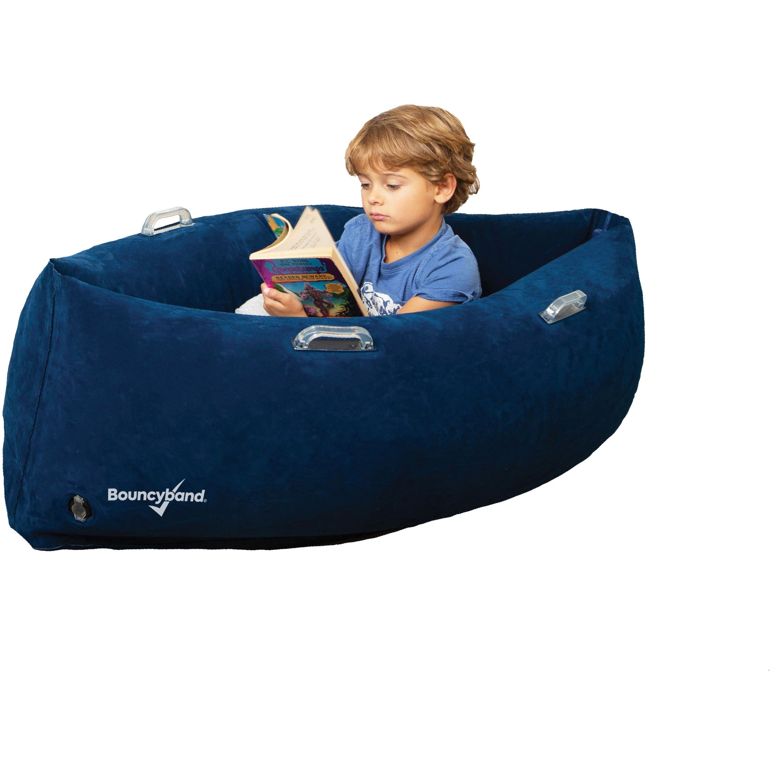 Bouncyband® 48" Comfy Hugging Peapod Sensory Pod -Blue
