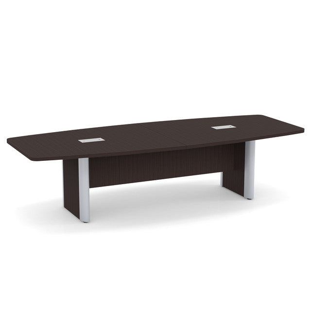 OS Conference Tables | Boat Shaped Conference Table with Elliptical Base 95"W - Espresso