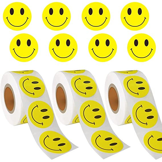 Regular Stickers- Medium Smiley Stickers