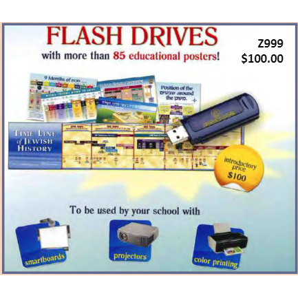 FLASH DRIVES - WITH MORE THAN 85 EDUCATIONAL POSTERS