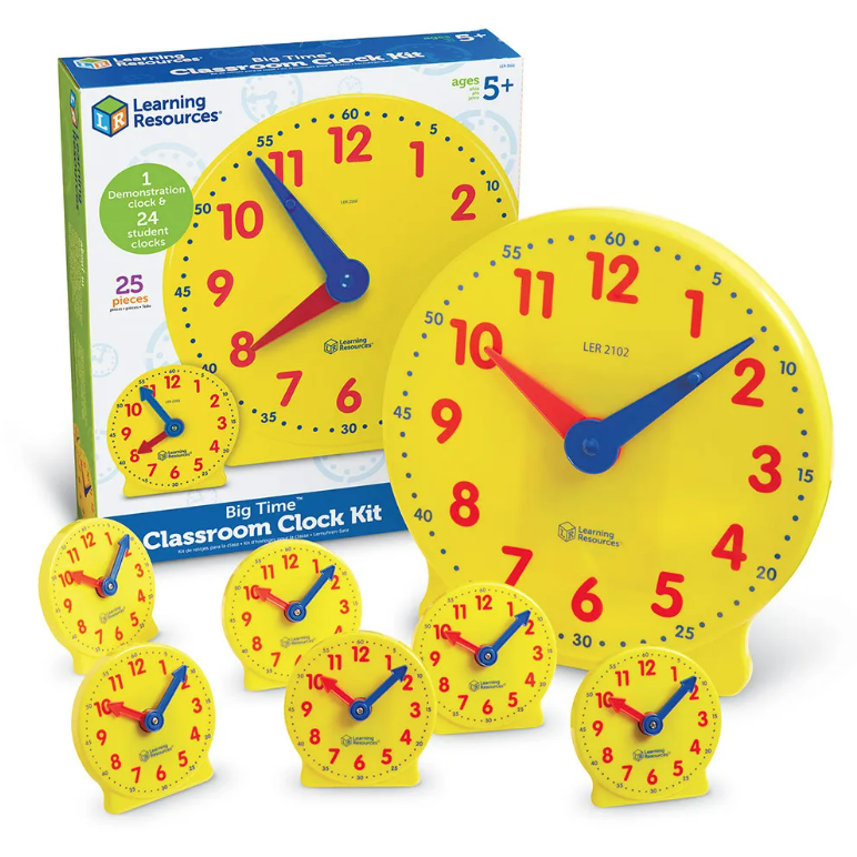 Big Time™ Classroom Clock Kit