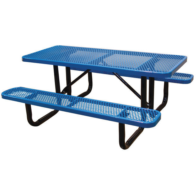 8' Standard Expanded Picnic Table - Blue