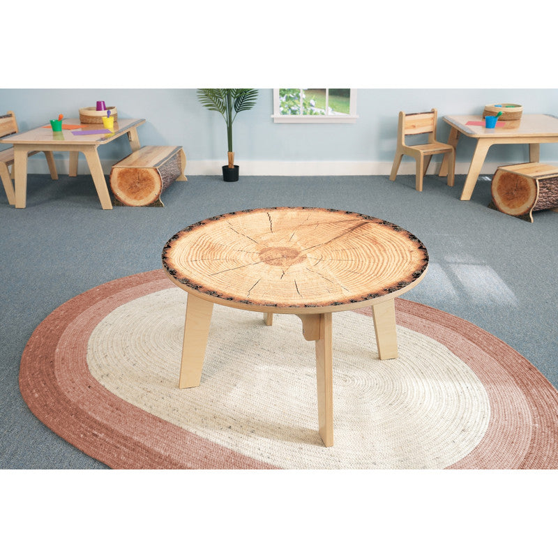 Nature View Live Edge Round Table 18H