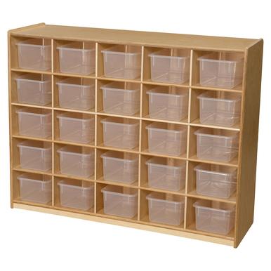 WD16081 Tip-Me-Not 25 Tray Storage with Translucent Trays
