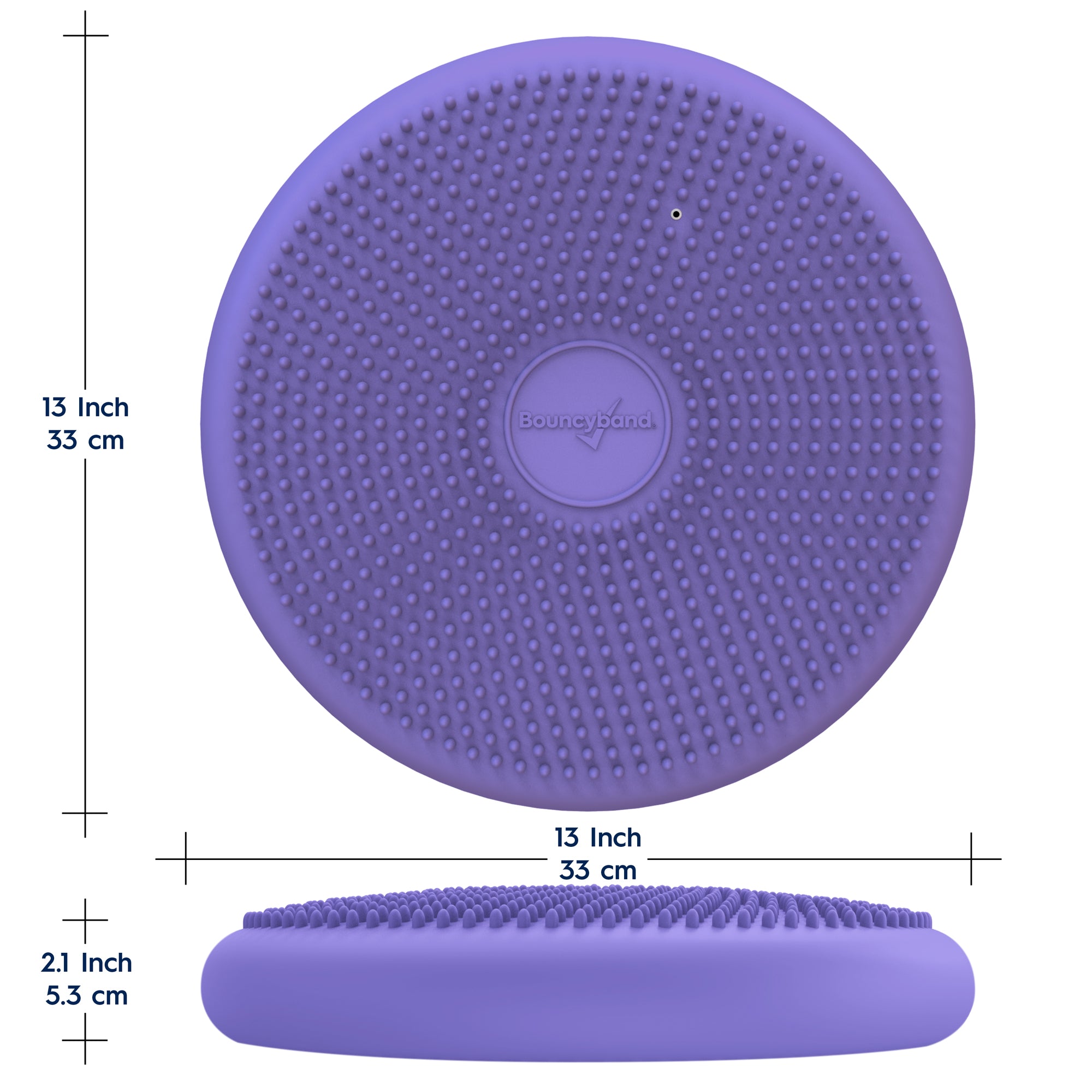 Wiggle Seat Big Sensory Cushion-Purple 33cm
