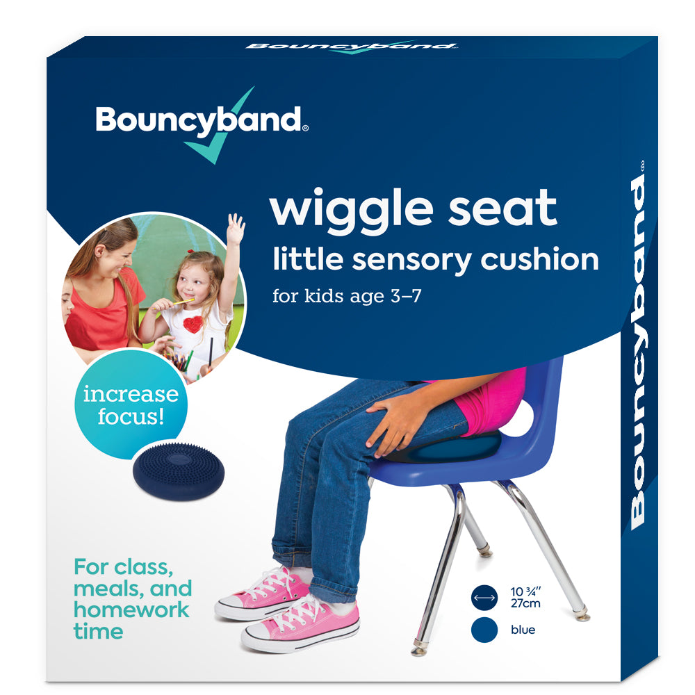 Wiggle Seat Little Sensory Cushion-Blue 27cm