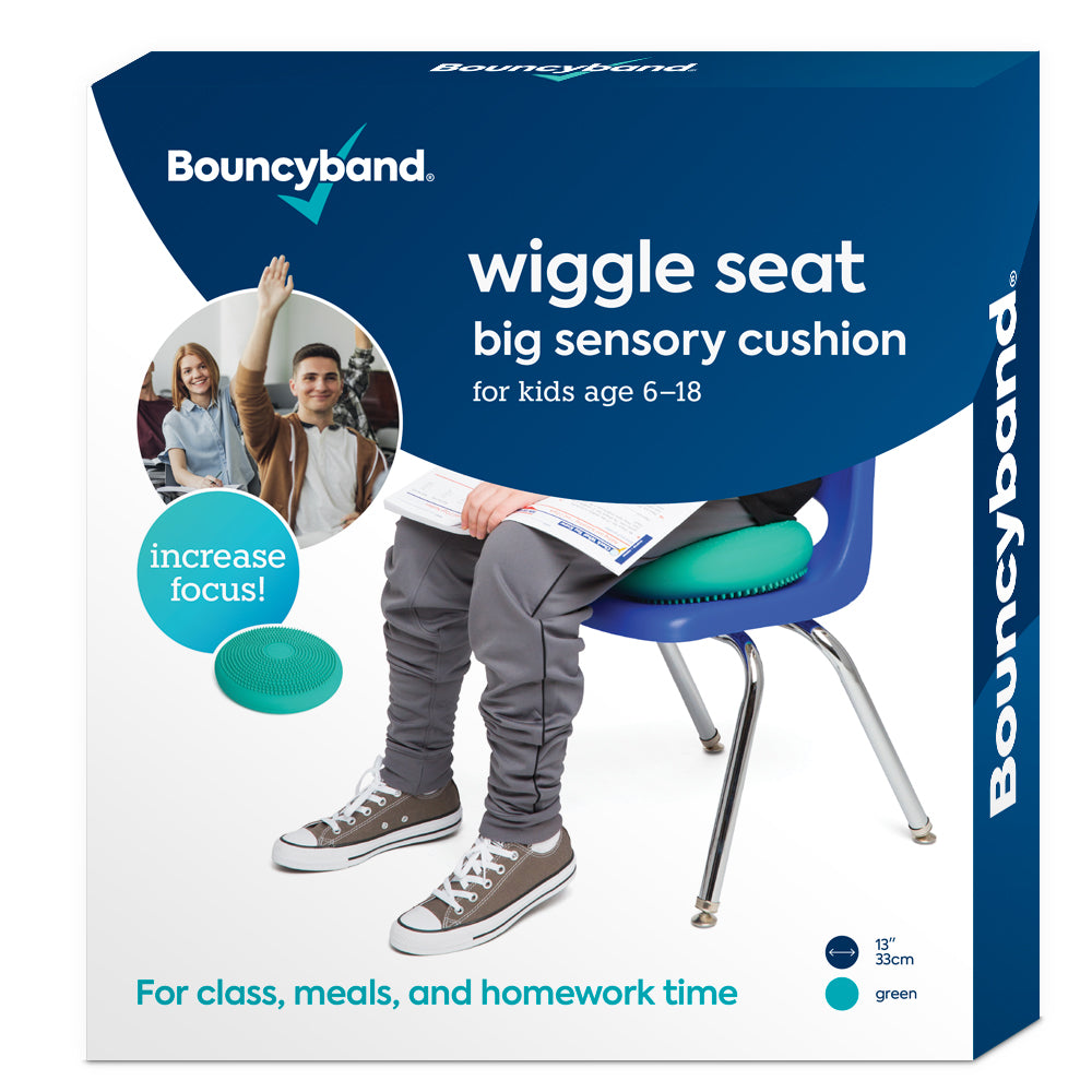 Wiggle Seat Big Sensory Cushion-Green 33cm