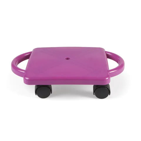 Purple Indoor Scooter Board With Safety Handles