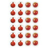 Apple and Pomegranate Stickers