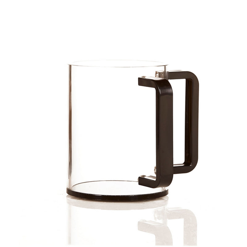 Black Acrylic Handle Wash Cup