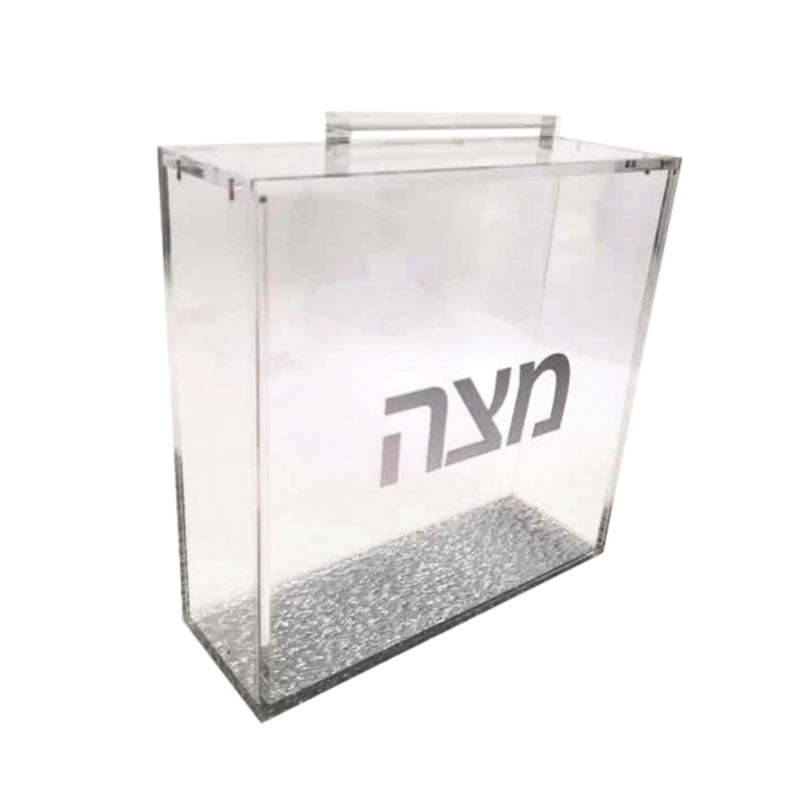 Square Matzoh Box with Magnetic Lids