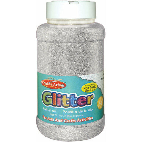 GLITTER: SILVER GLITTER 1LB.