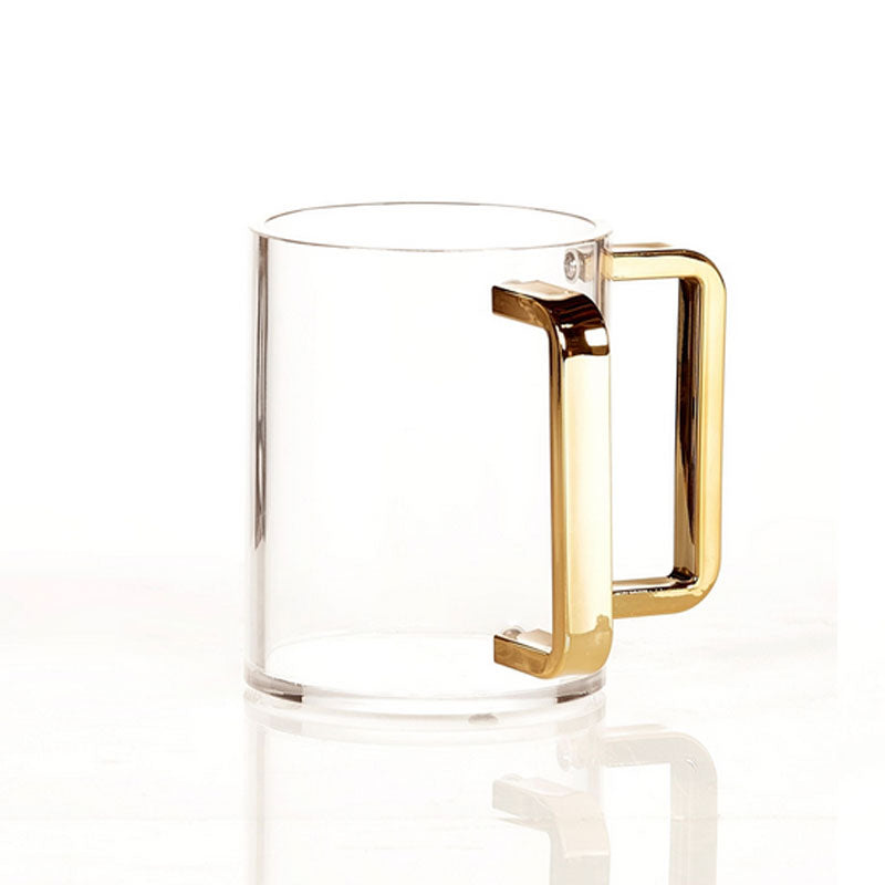 Gold Acrylic Handles Wash Cup