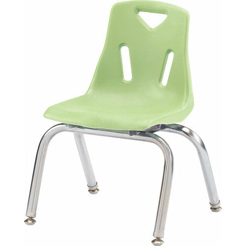 Berries® Stacking Chair with Chrome-Plated Legs, 14" Height