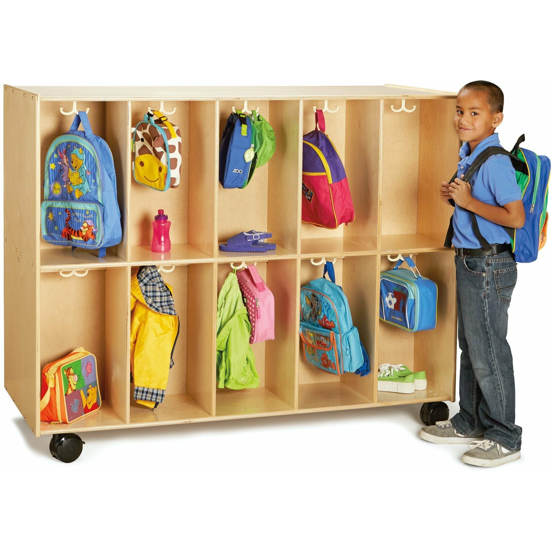 Jonti-Craft® 20-Section Mobile Backpack Cubbie