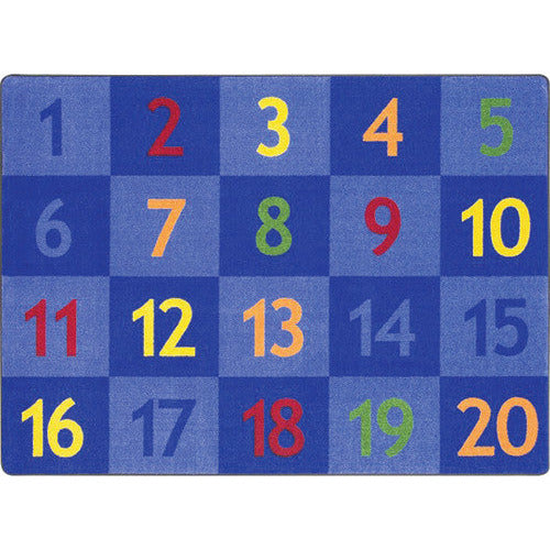 Time to Count™ Rug, 10'9" x 13'2" Rectangle