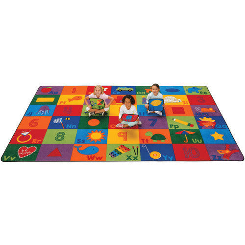 Sequential Seating Literacy Rug, 6' x 9'