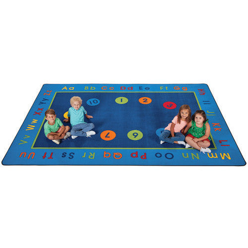 Basic Concepts Literacy Rug, 8'4" x 13'4" Rectangle