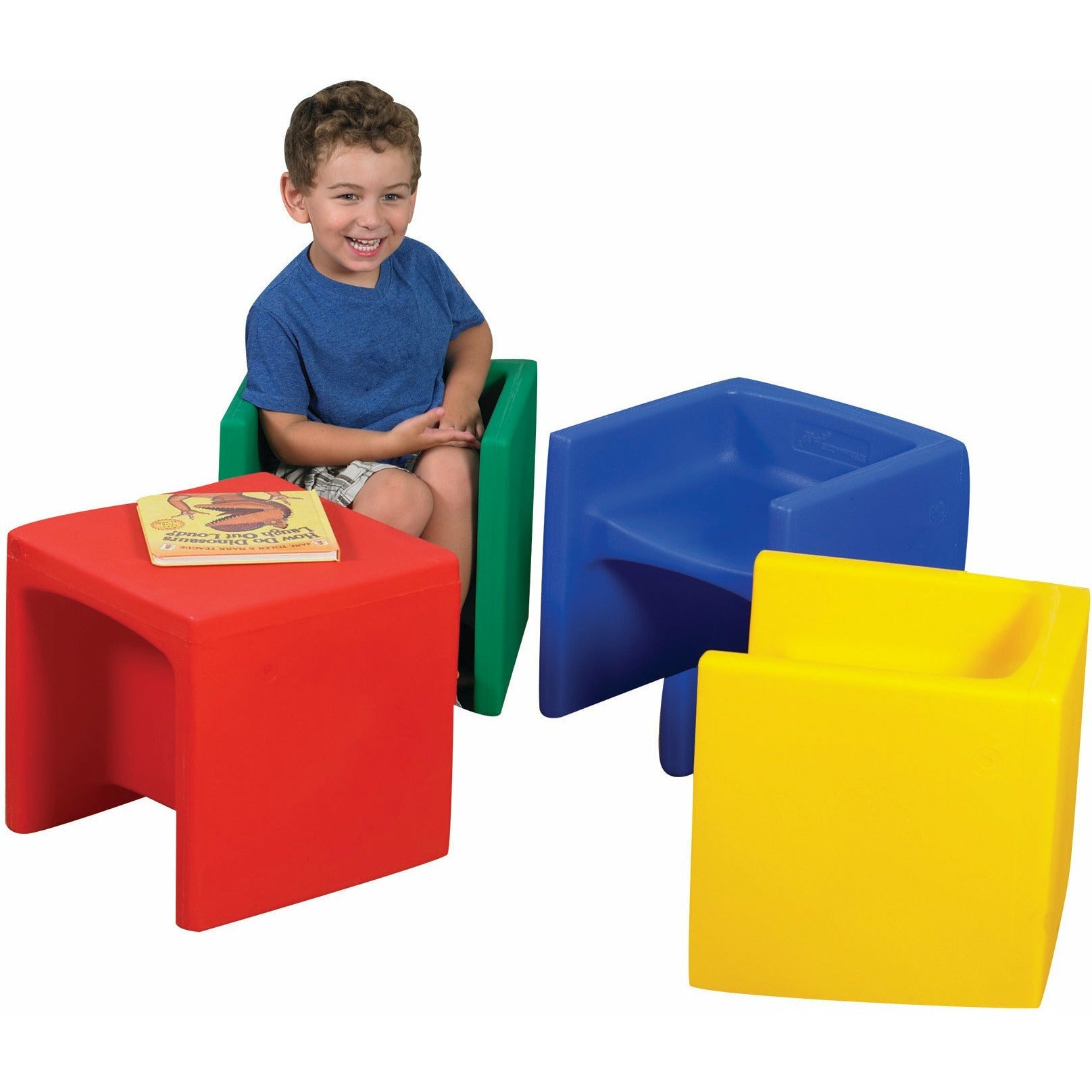 Chair Cube, Set of 4 Primary Colors