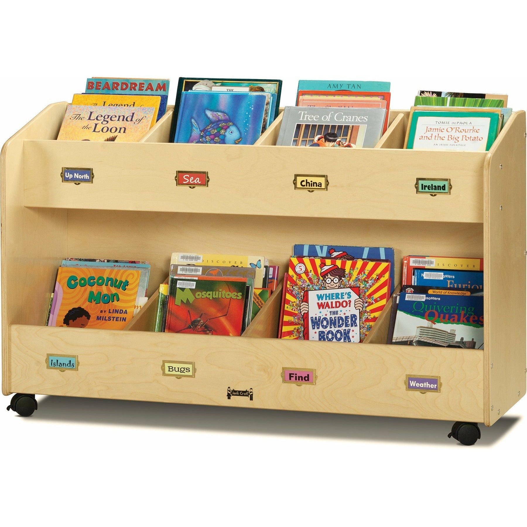Jonti-Craft® Mobile 8-Section Book Organizer