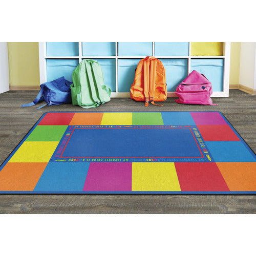 My Favorite Color™ Rug, 7'6" x 12' Rectangle