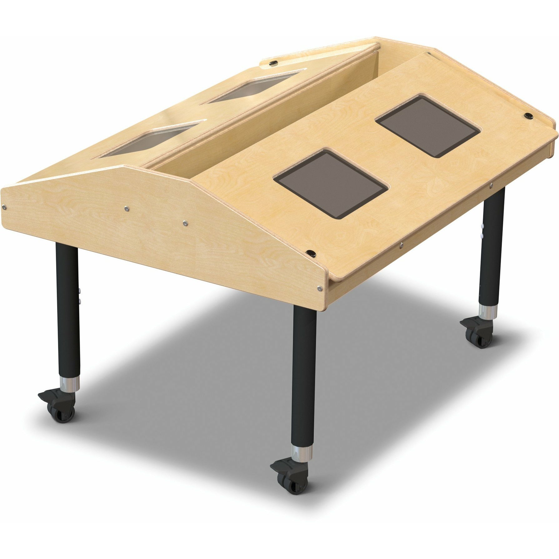 Jonti-Craft® Quad Tablet Table, Mobile