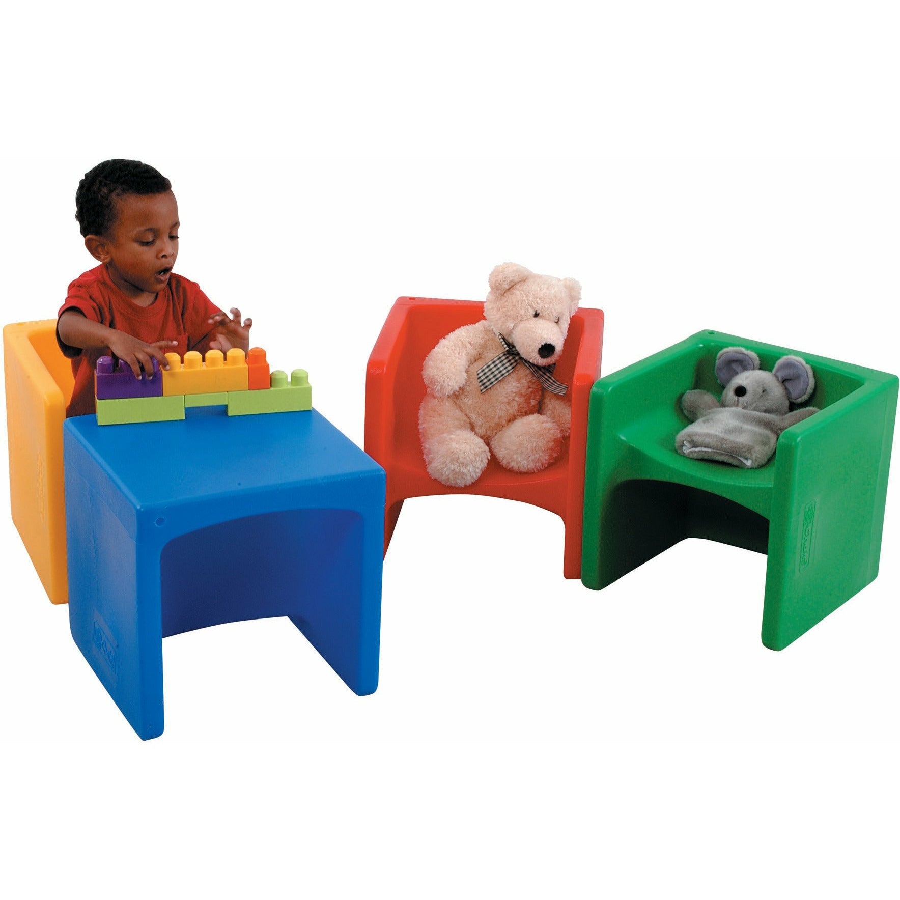 Chair Cube, Set of 4 Primary Colors