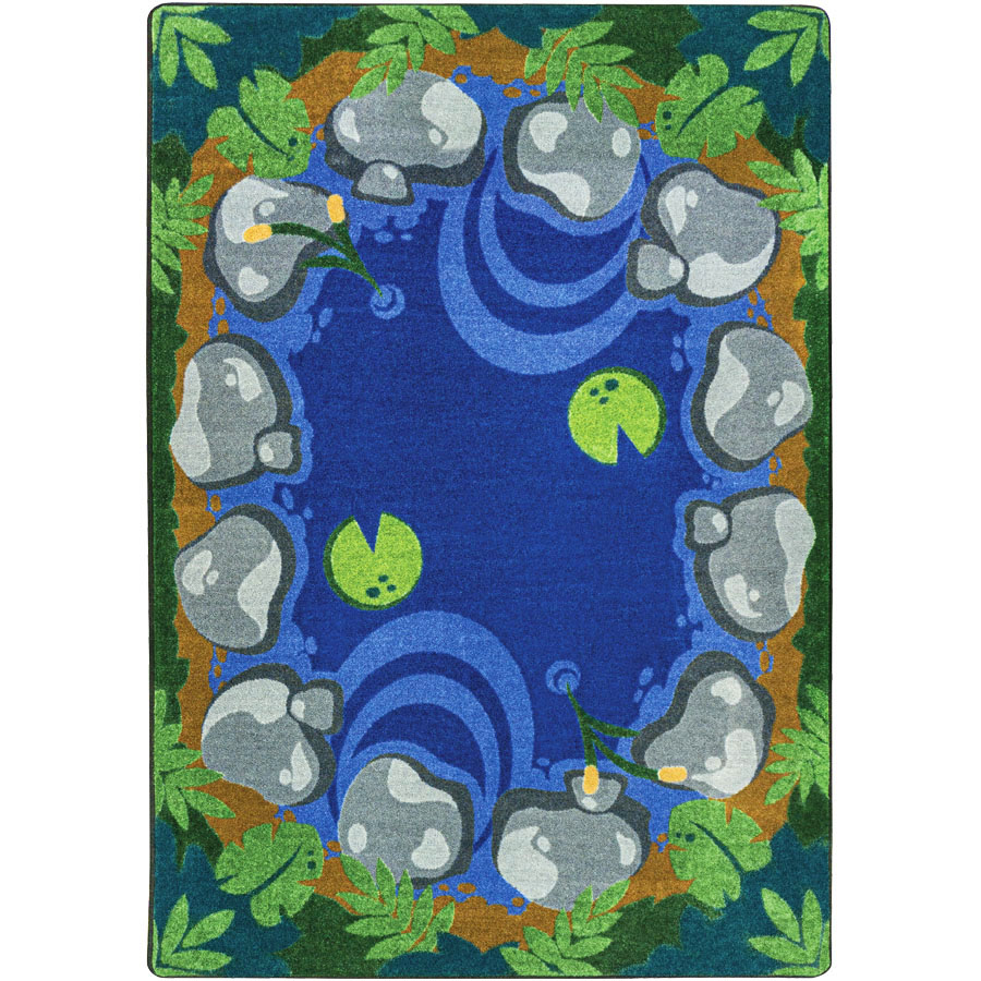 Tranquil Pond™ Rug, 10'9" x 13'2" Rectangle