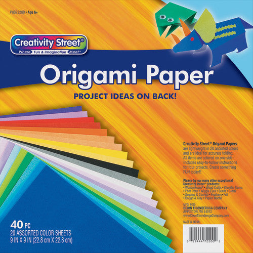PAPER: Squares, 9x9, Asst, 40/pk
