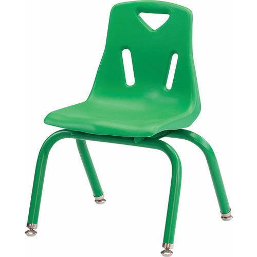 Berries® Stacking Chair with Powder-Coated Legs, 12" Height
