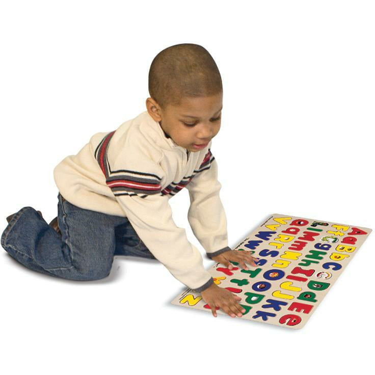 Jumbo-Sized Wood Puzzles, Upper & Lower Case Alphabet