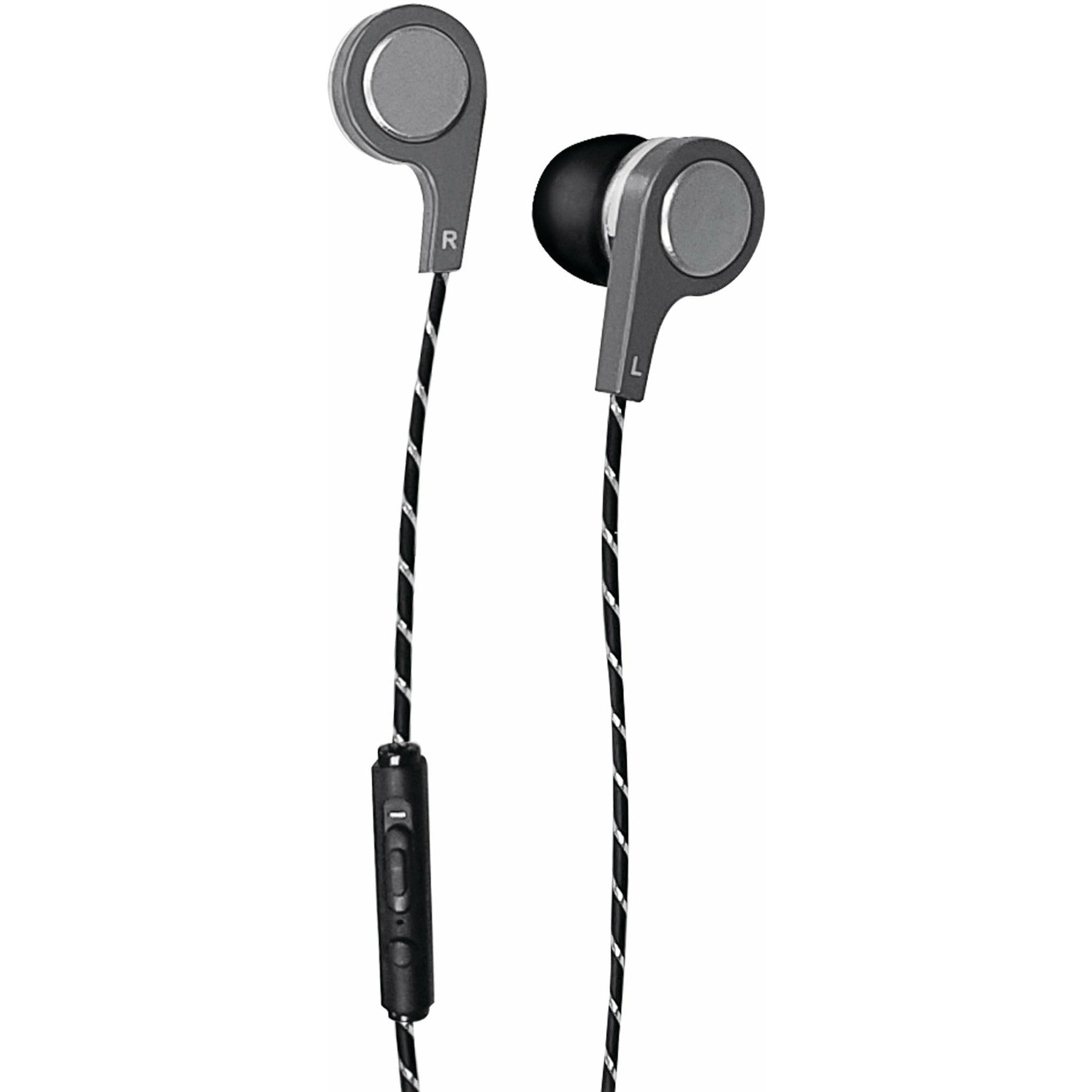 Maxell Bass13™ Metallic Earbuds with Mic & Volume Control