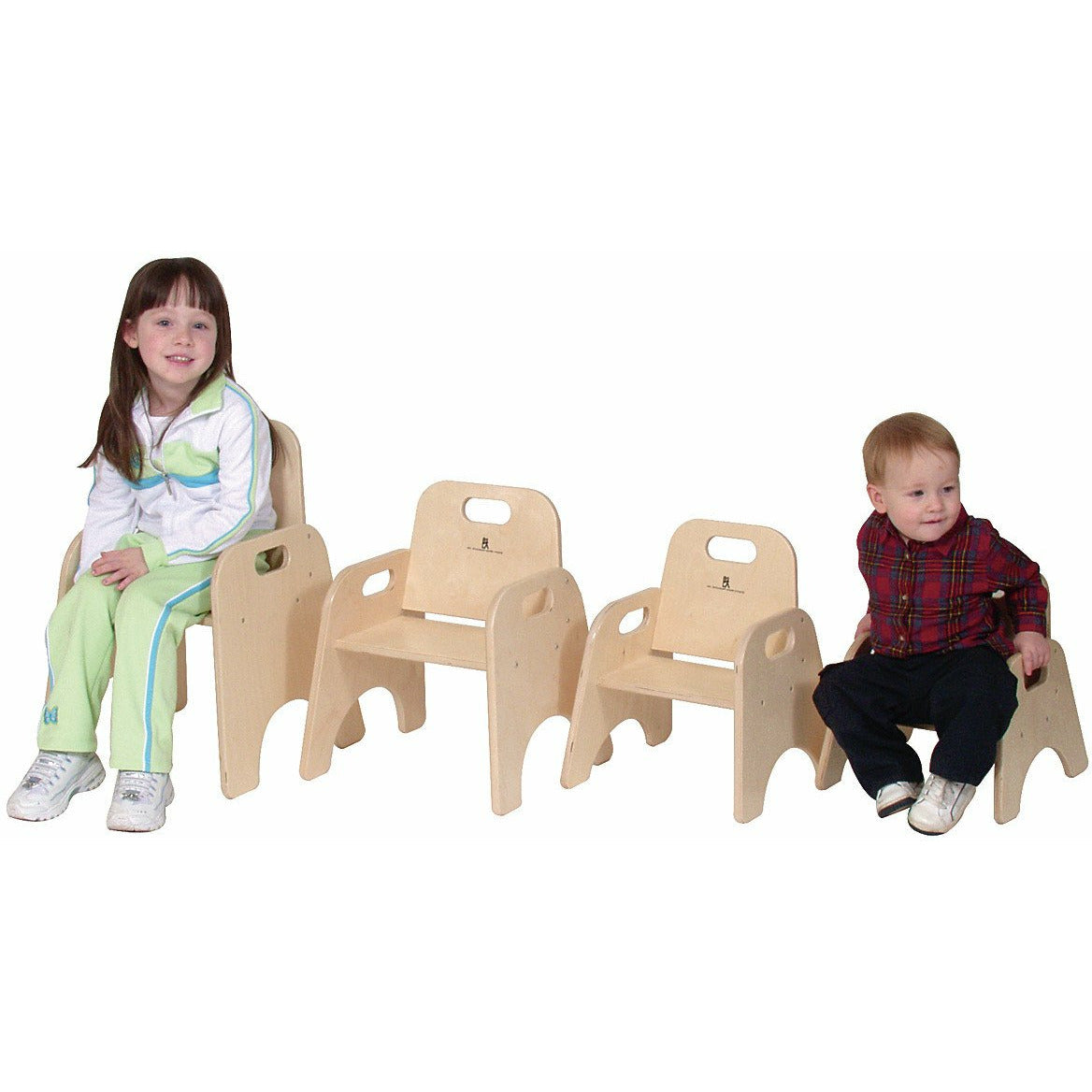 Stackable Toddler Chair, Seat 9" H